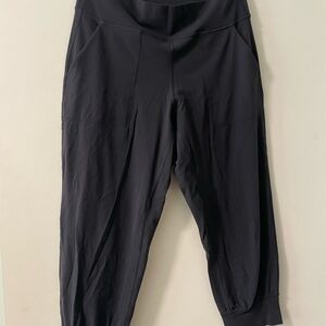 Lululemon Align High-Rise Black Jogger Pants, Cropped - used